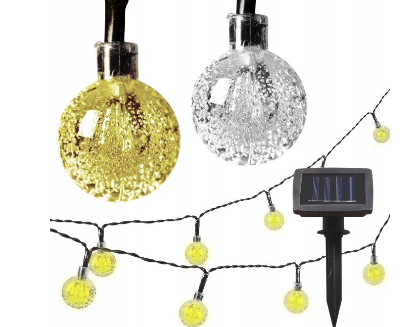 

Solarna Girlanda Kulki 40 Led Ogrodowa