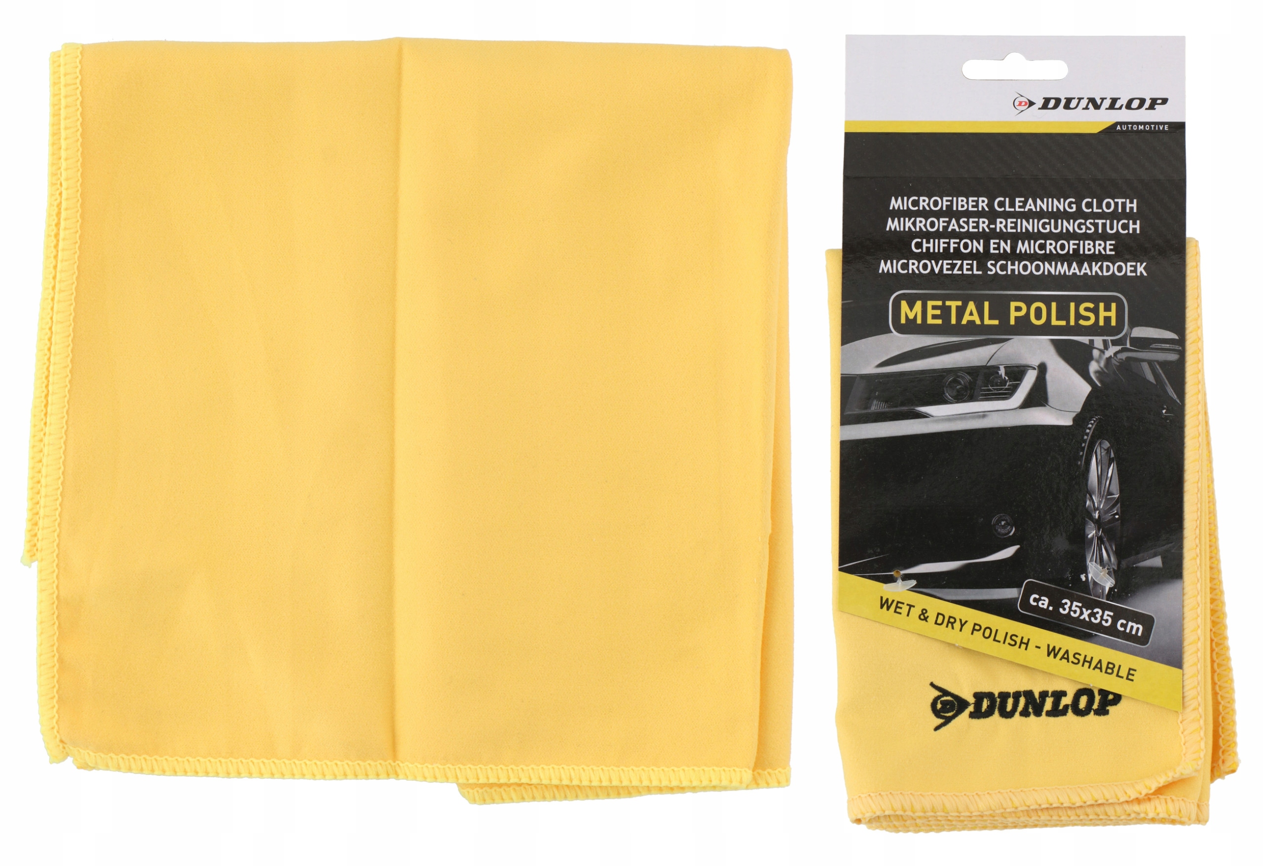 Ściereczka mikrofibry do polerowania lakieru auta samochodu ścierka Dunlop