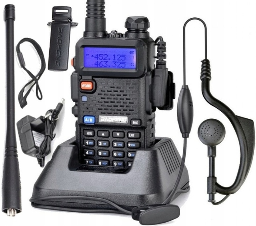 Radiotelefon Vysílačka Walkie Talkie 5W Pro Eu