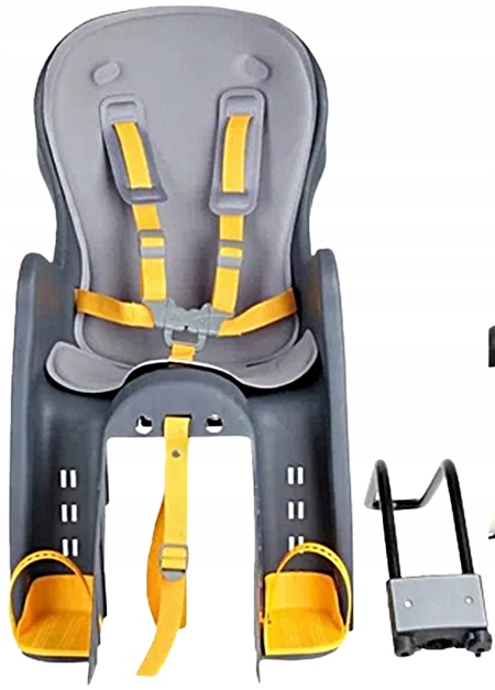

Fotelik Rowerowy Na Bagażnik dla dziecka Pasy 22kg