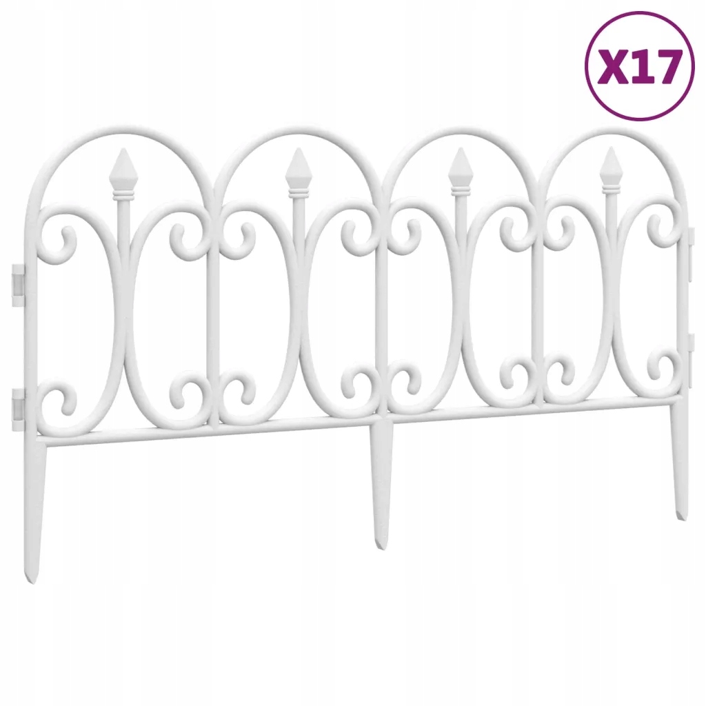 Trávníkové okraje Pp 60 x 32,5 cm bílé