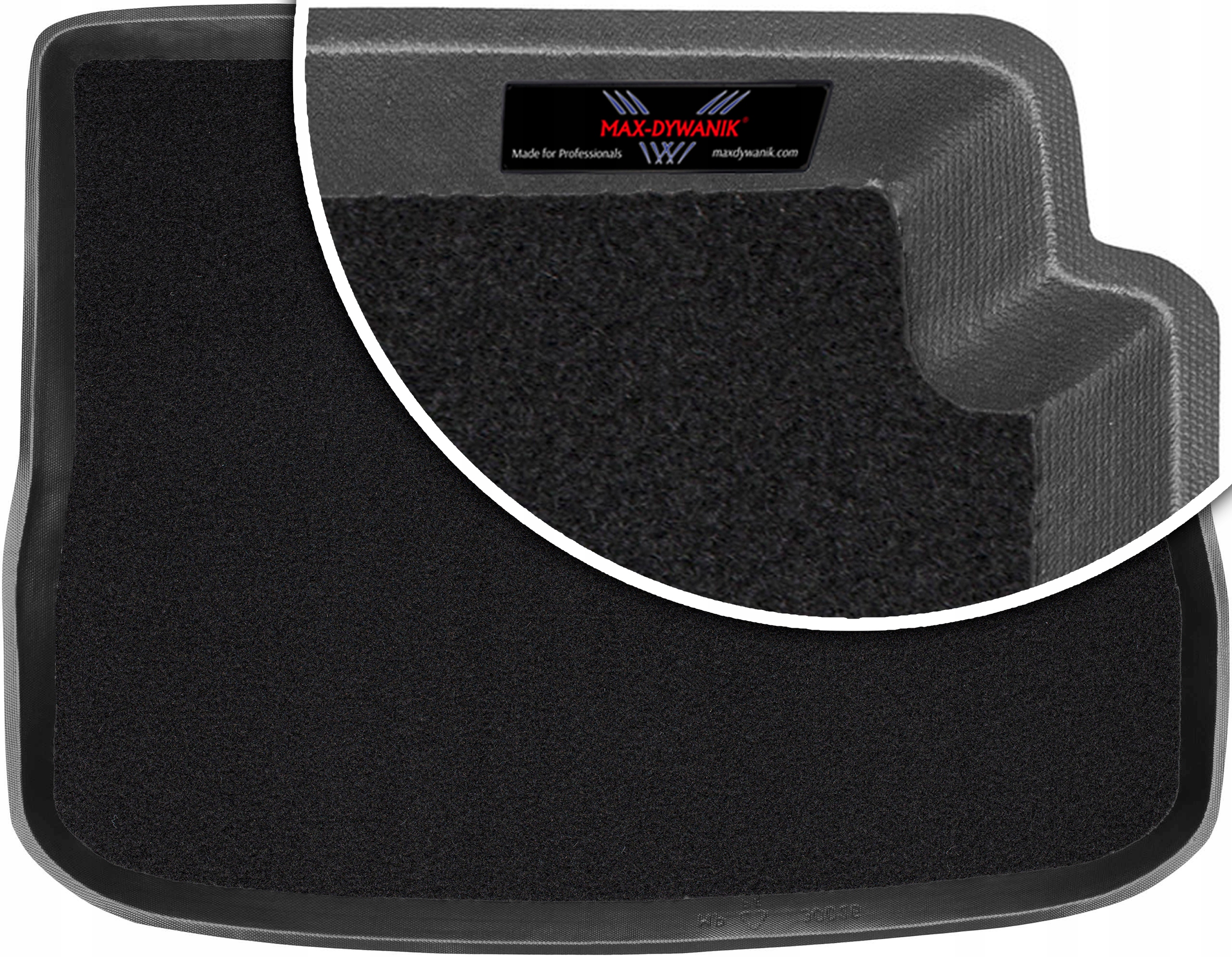 Vw Tiguan I Suv 5os 2007-2013 Koberec do zavazadlového prostoru s velurovou podložkou