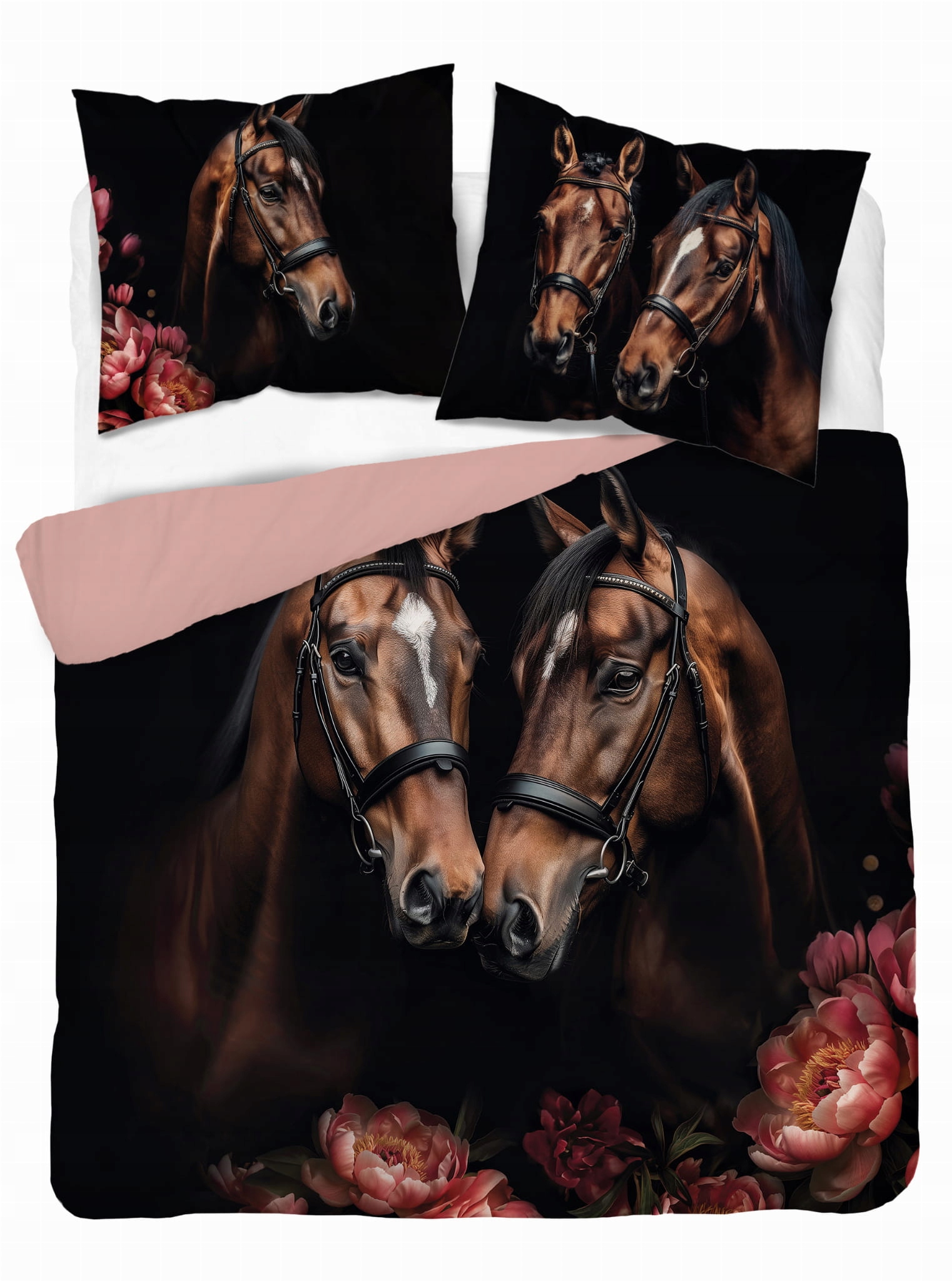 Komplet pościeli Detexpol 220x200cm Holland Konie