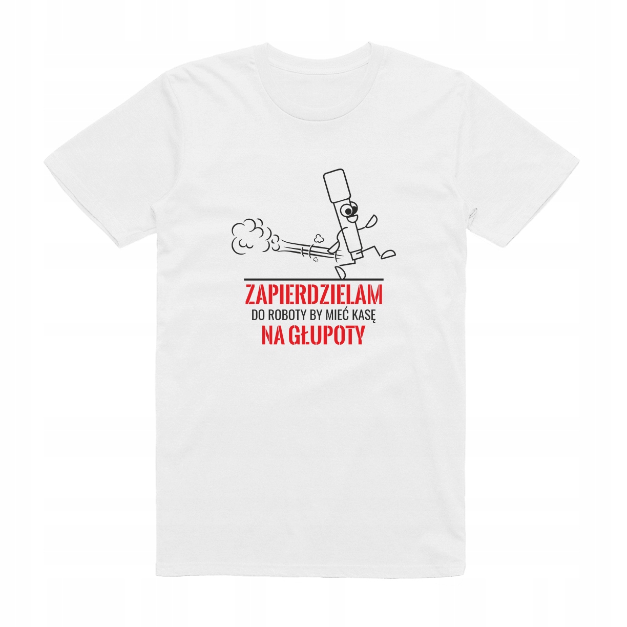 

L - Koszulka T-shirt Robota Głupota Prezent Roboty