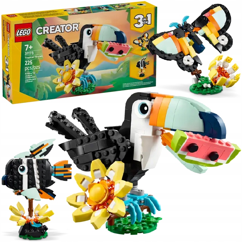 Lego Creator Dzikie Zwierzęta: Tropikalny Tukan 3w1 31173 Katalog W Pdf