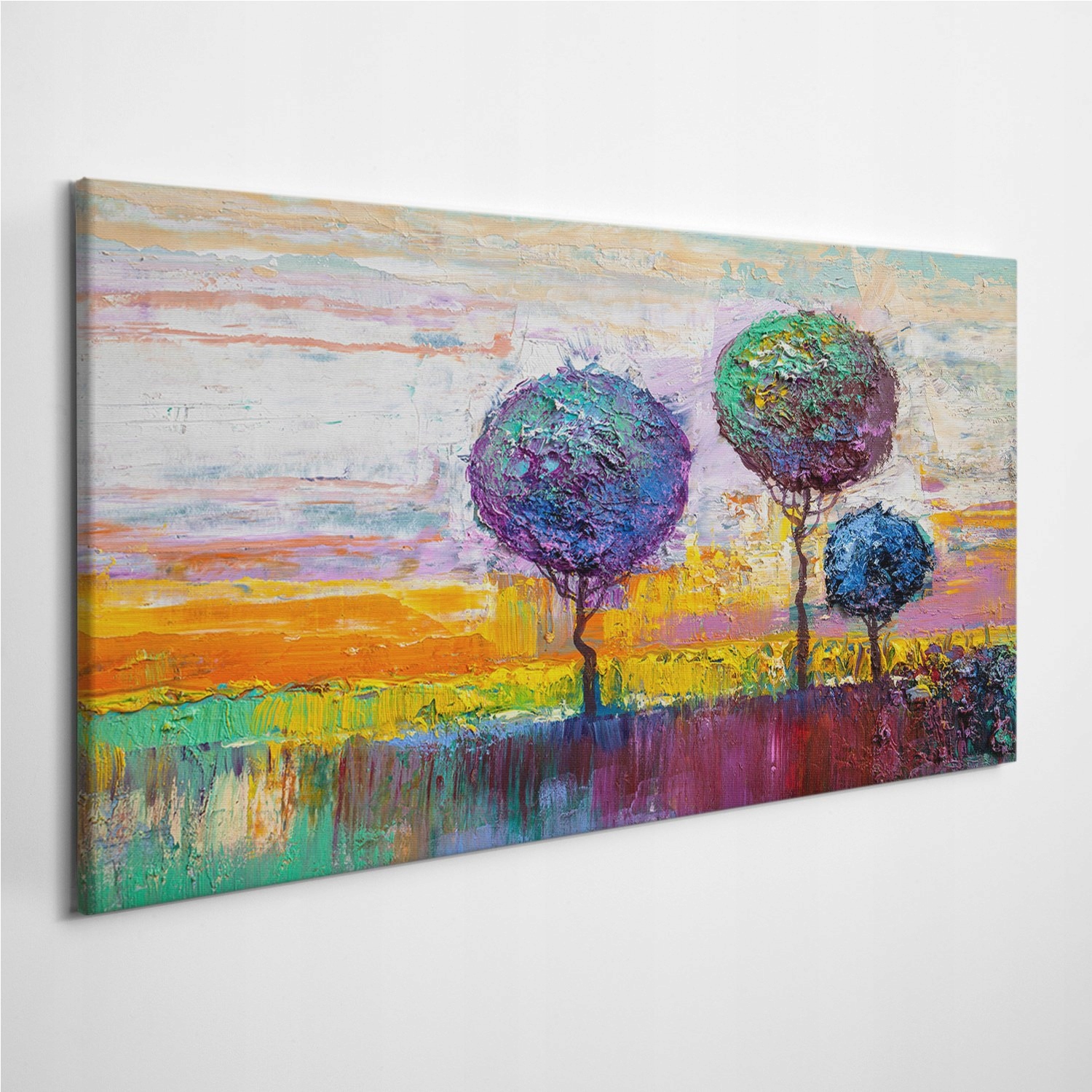 

Foto-obraz na płótnie Trzy Drzewa Natura 120x60 cm
