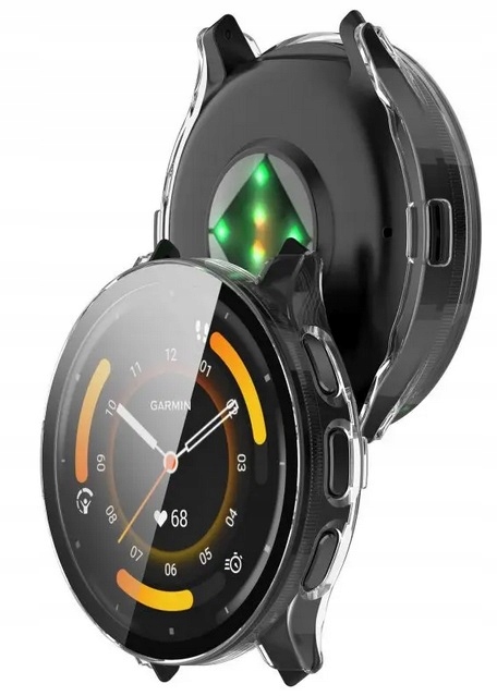 Etui + Szkło Hartowane / 2w1 / Etui z Wbudowanym Szkłem / Garmin Venu 3 Materiał tworzywo sztuczne