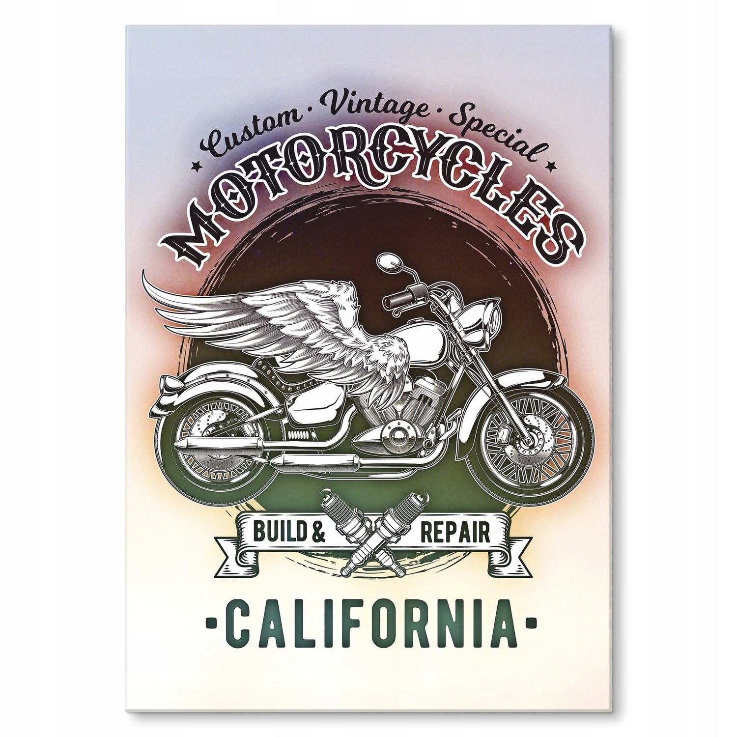 

Plakat metalowy California motorcycles S