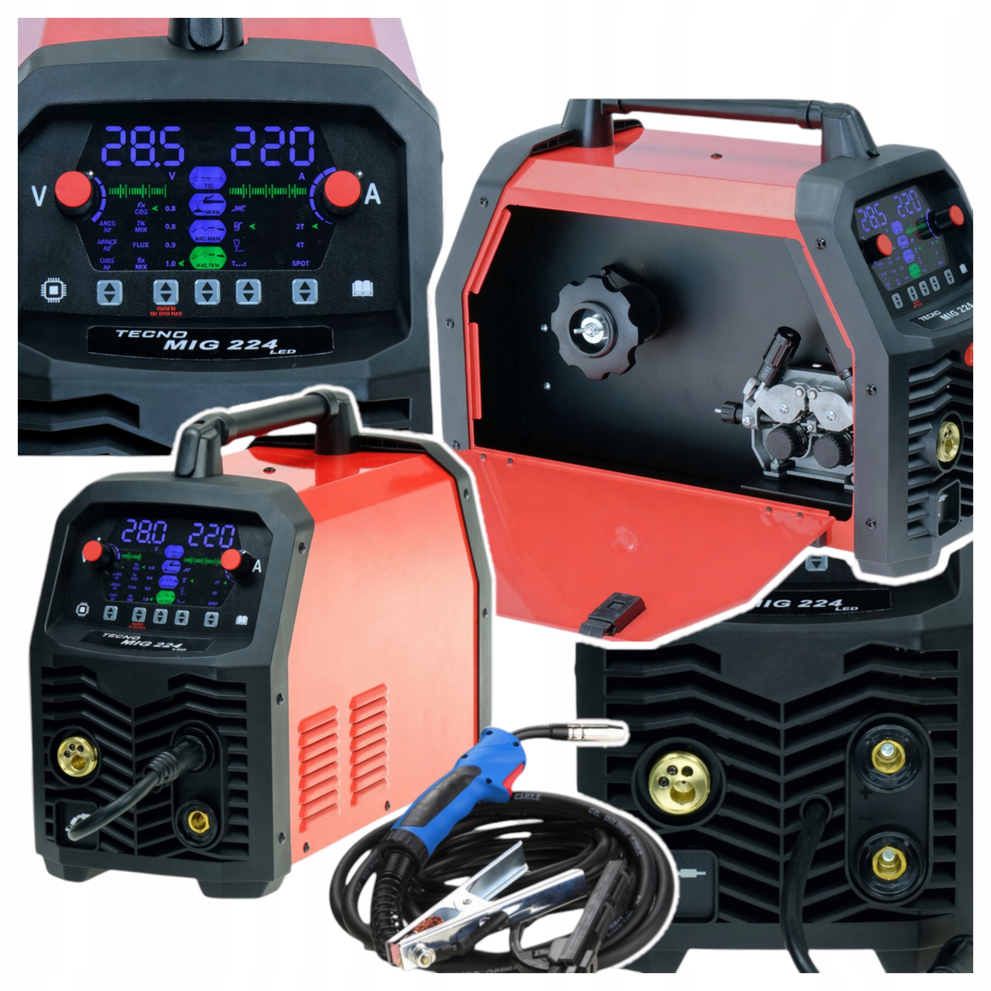 Poloautomatický svařovací stroj Ideal Tecno Mig 224 4×4 Synergia