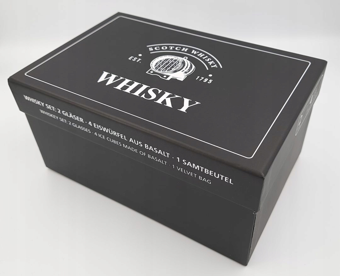 Zestaw do whisky drinków kostki szklanka prezent Marka inna