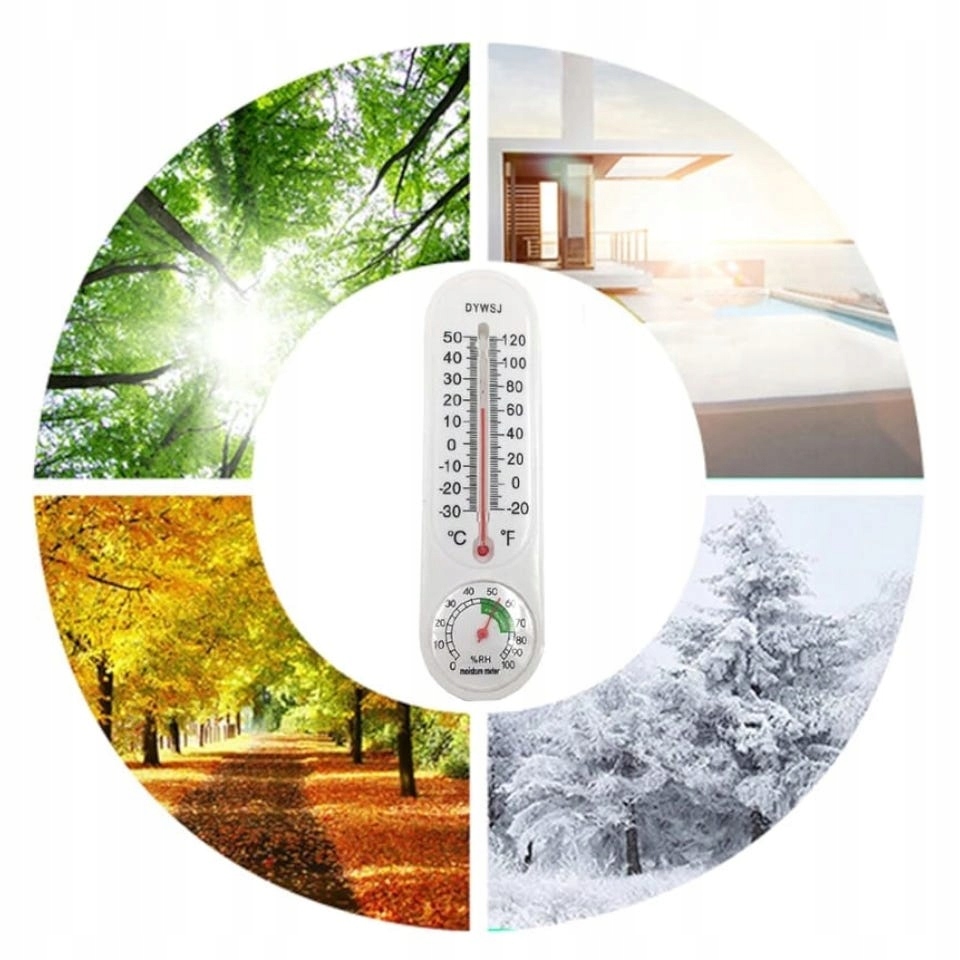 DUŻY CZYTELNY TERMOMETR HIGROMETR WEWNETRZNY ZEWNETRZNY DOMOWY POKOJOWY EAN (GTIN) 5904316455002