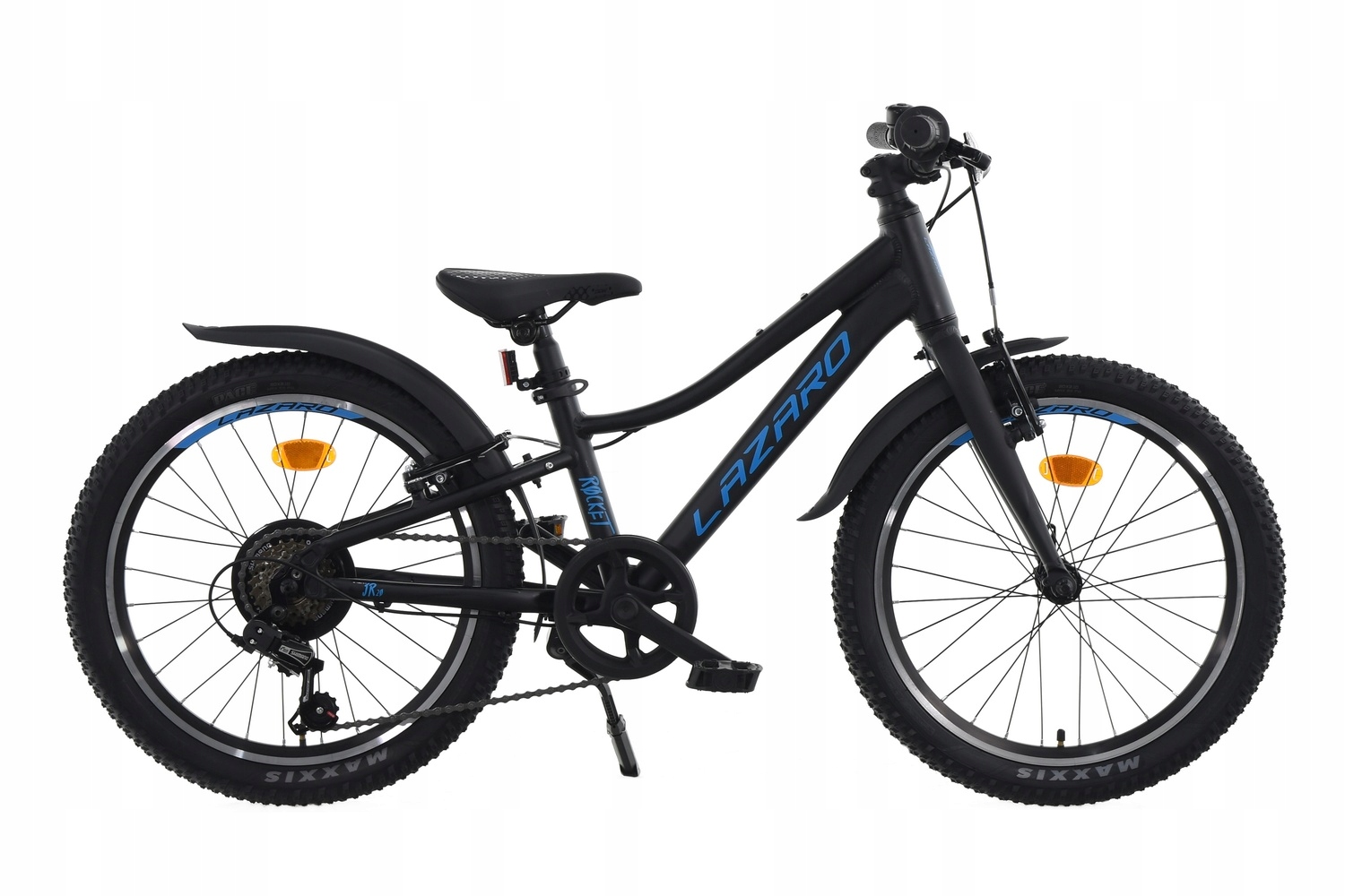 Rower Dziecięcy 20'' Dla Chłopaka Lekki 9,5kg Rocket Shimano 6BIEGÓW Czarny