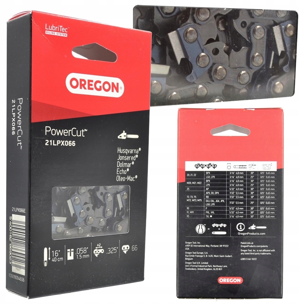 Originální Řetěz Oregon 16" 66 Článků 0,325x1,5 Pro Husqvarna Makita