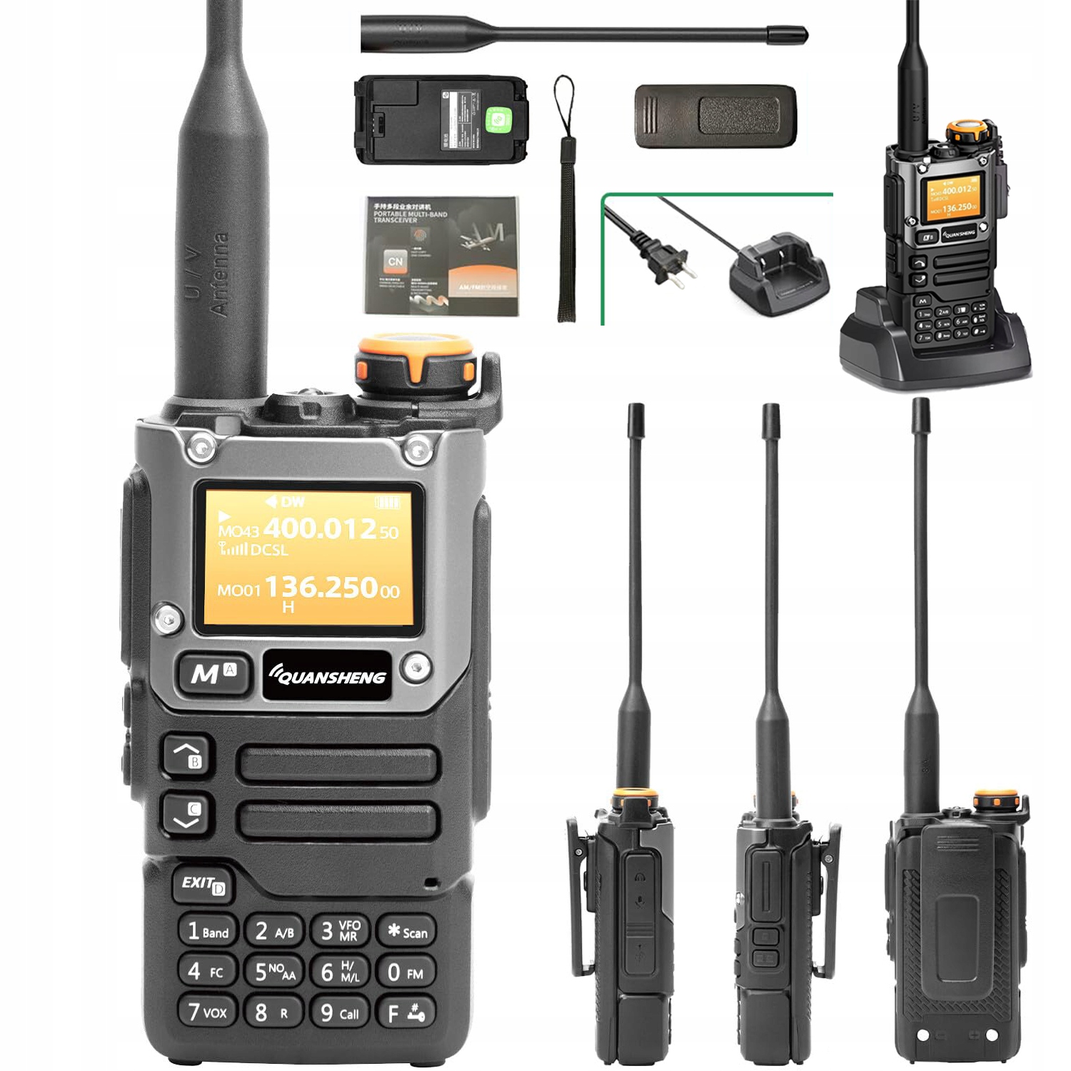 Quansheng vysílačka UV-K6 (UV-K58) 50-600 MHz