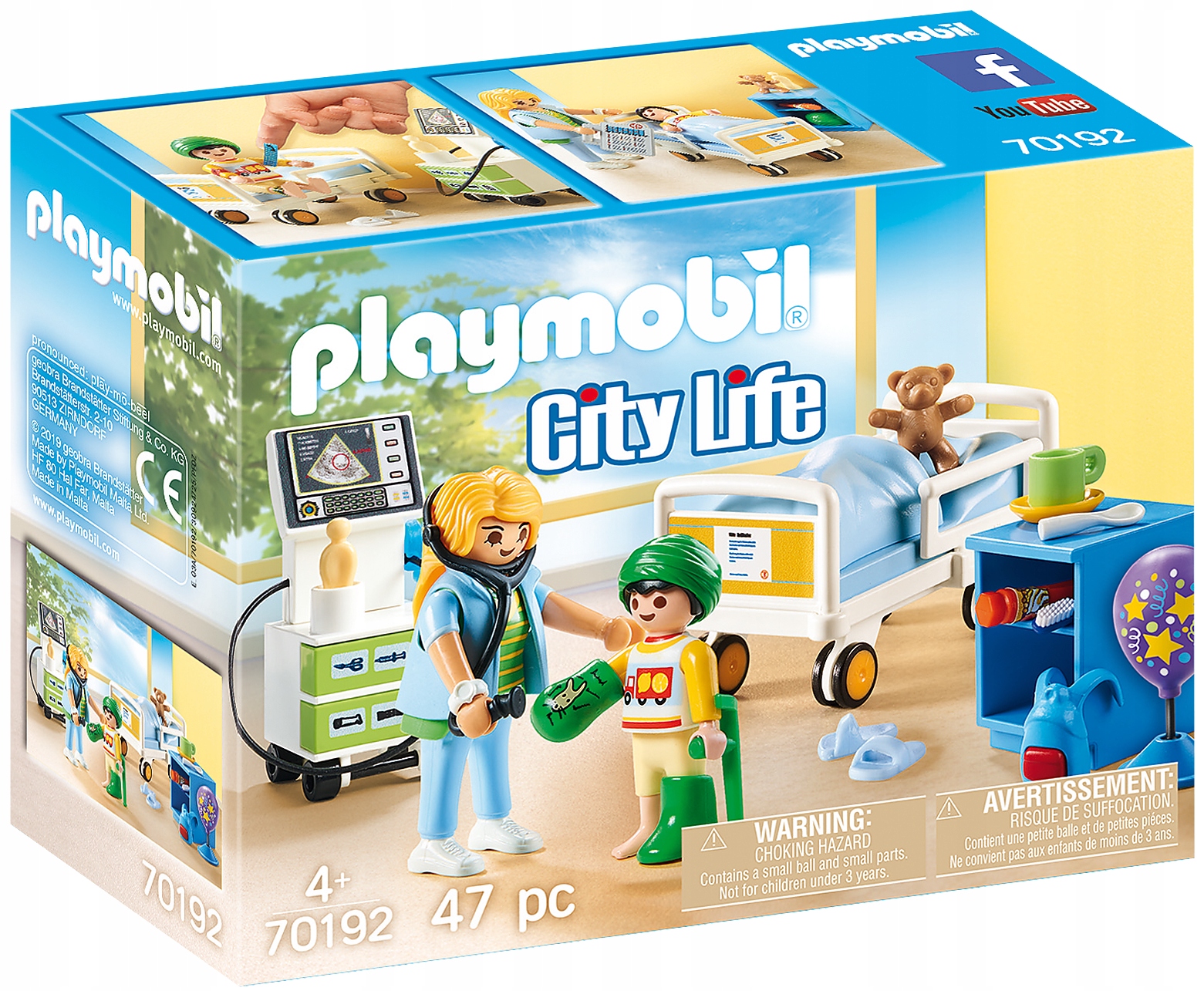 

Playmobil 70192 Szpitalny Pokój Dziecięcy do 70190