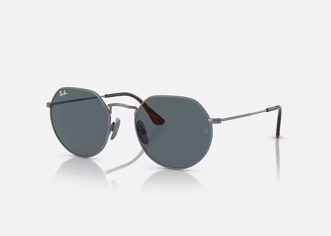 Sluneční brýle Ray-Ban Jack Titanium Gunmetal Blue RB8165 9244R5