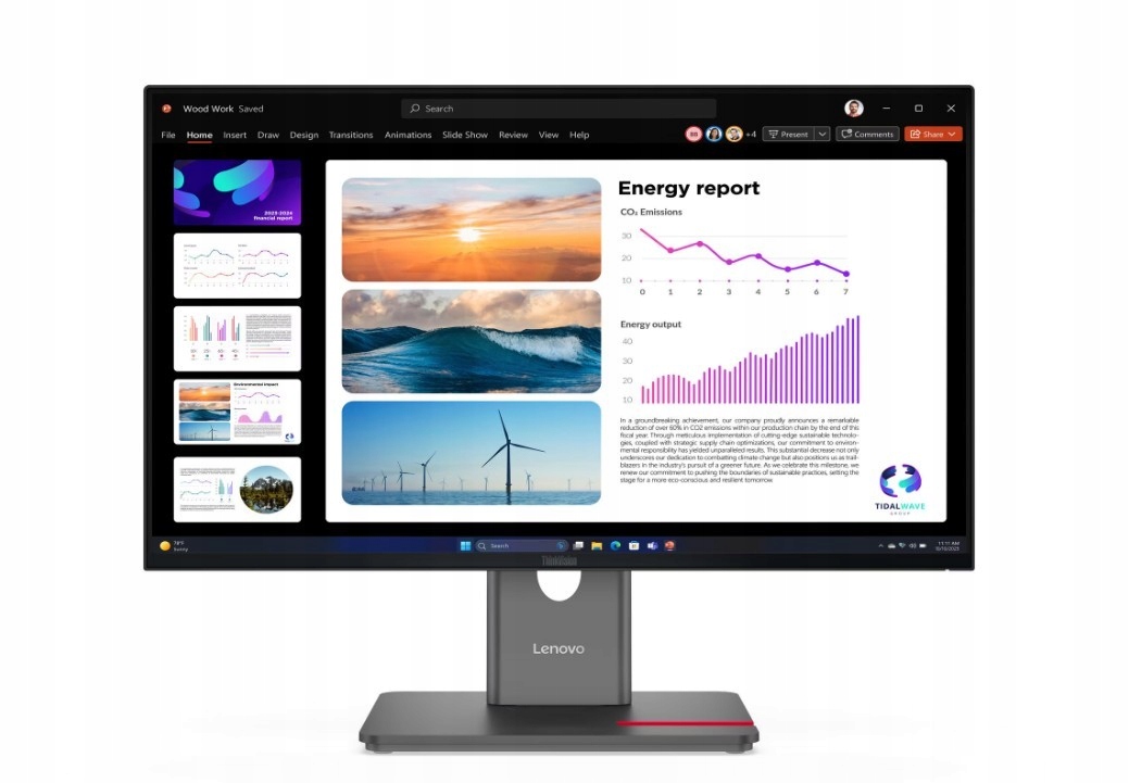Lenovo Monitor ThinkVision P24Q-40 23.8 palca 64B2GAT1EU