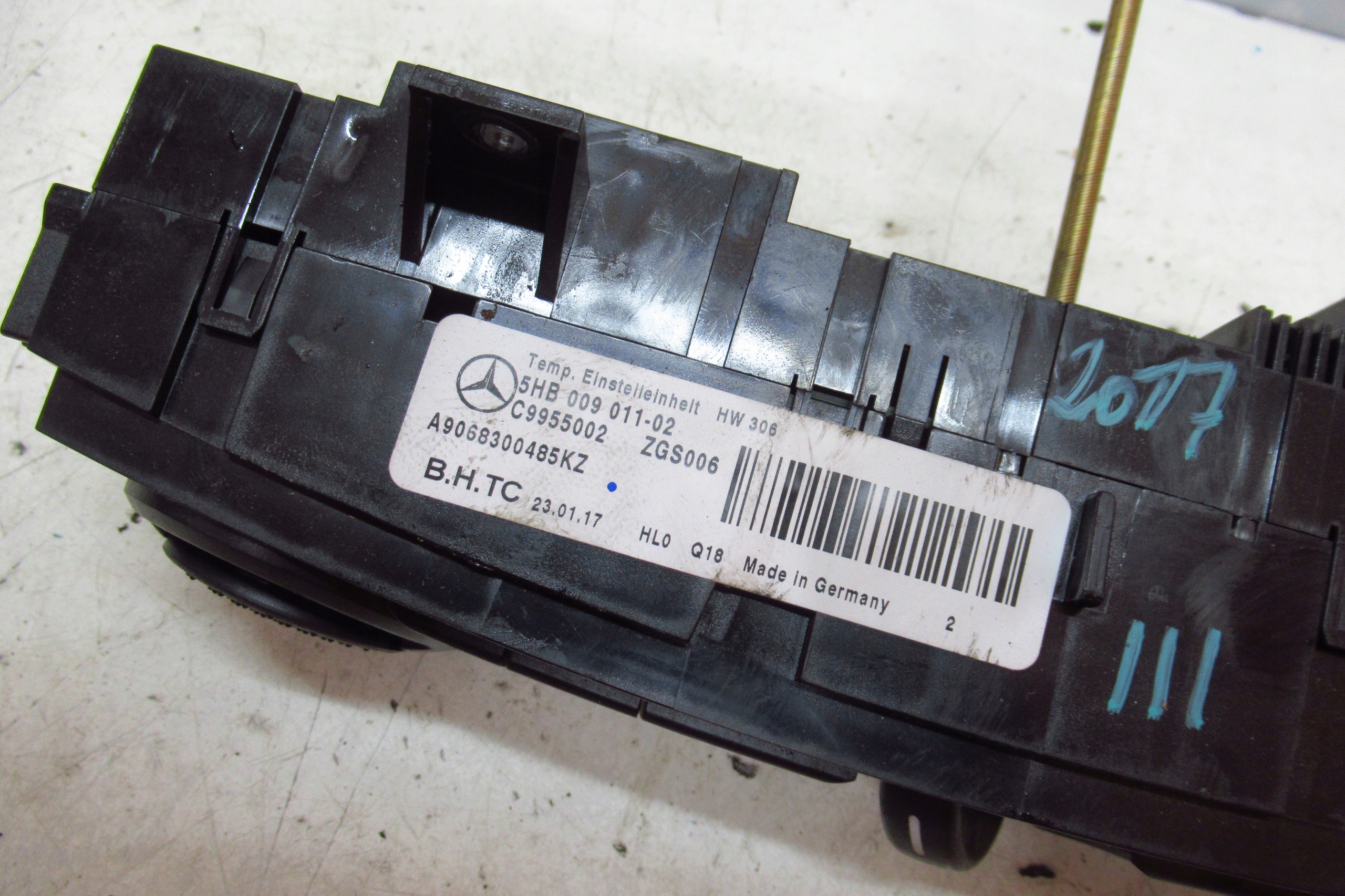 SPRINTER W906 17R PANEL air conditioning devices A9068300485 KZ