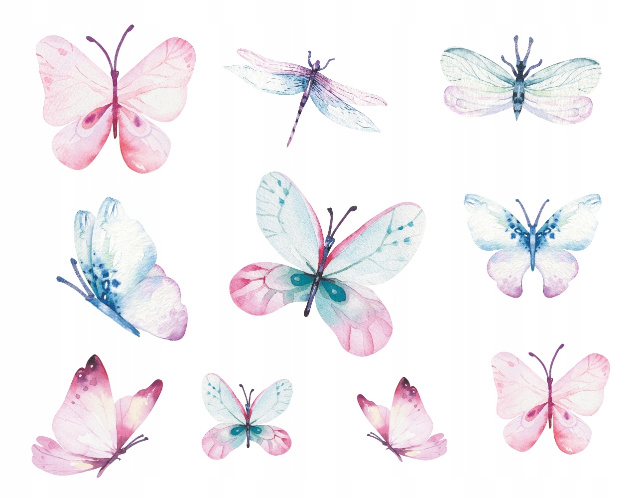 

Motyle motylki naklejki Na Ścianę 100x60cm XL