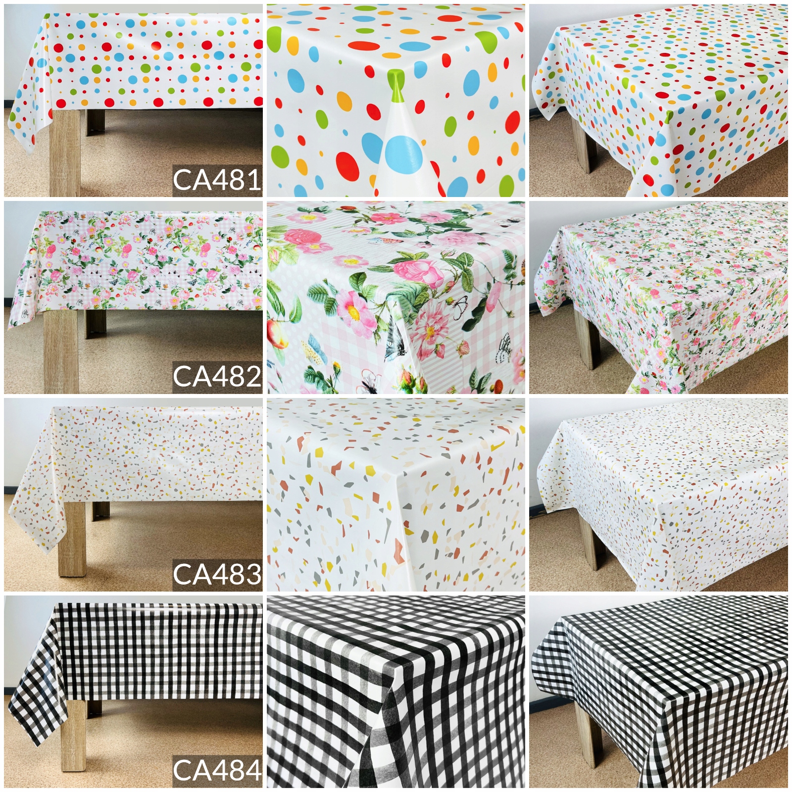 Obrus Cerata Wymiar 140x220cm Plamoodporny Na Stół Kształt prostokątny