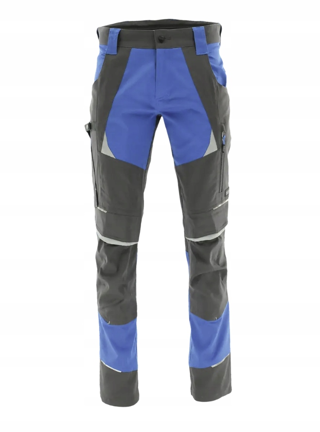 Spodnie Do Pasa Cottonflex elastyczne i bawełniane niebieskie r. 46