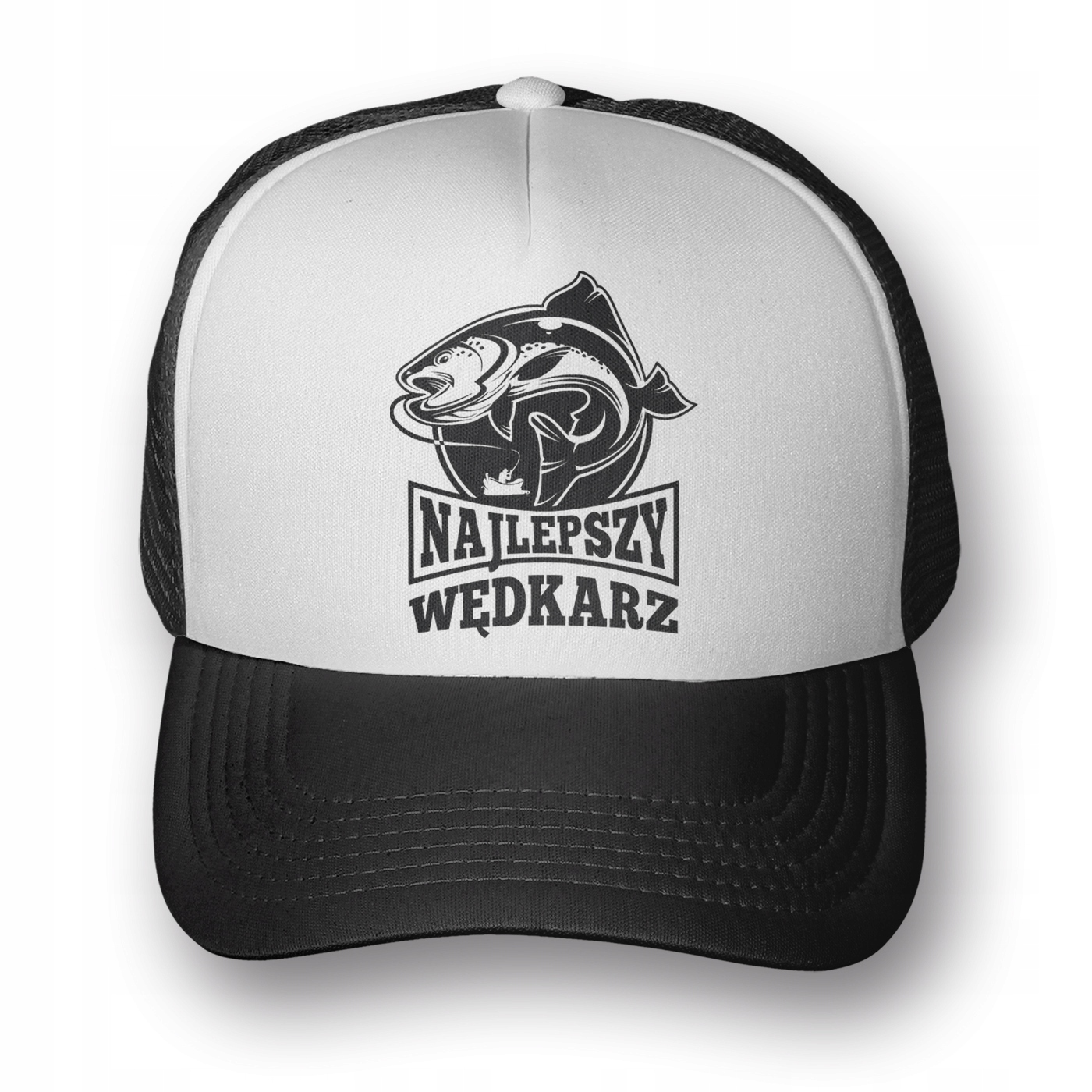 

Czapka Trucker Wzorydla Wędkarza Wędkarstwo