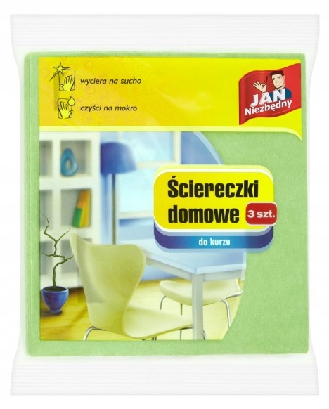 

Jan Niezbędny Ściereczki Domowe do Kurzu 3 sztuki