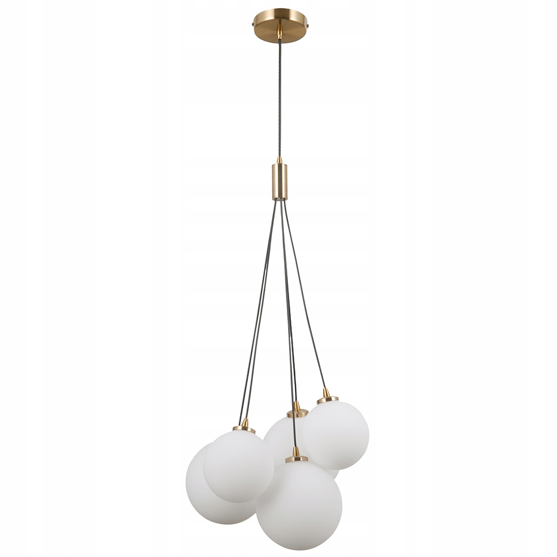 

Lampa wisząca białe kule zwis klasyczna 5P Perlos