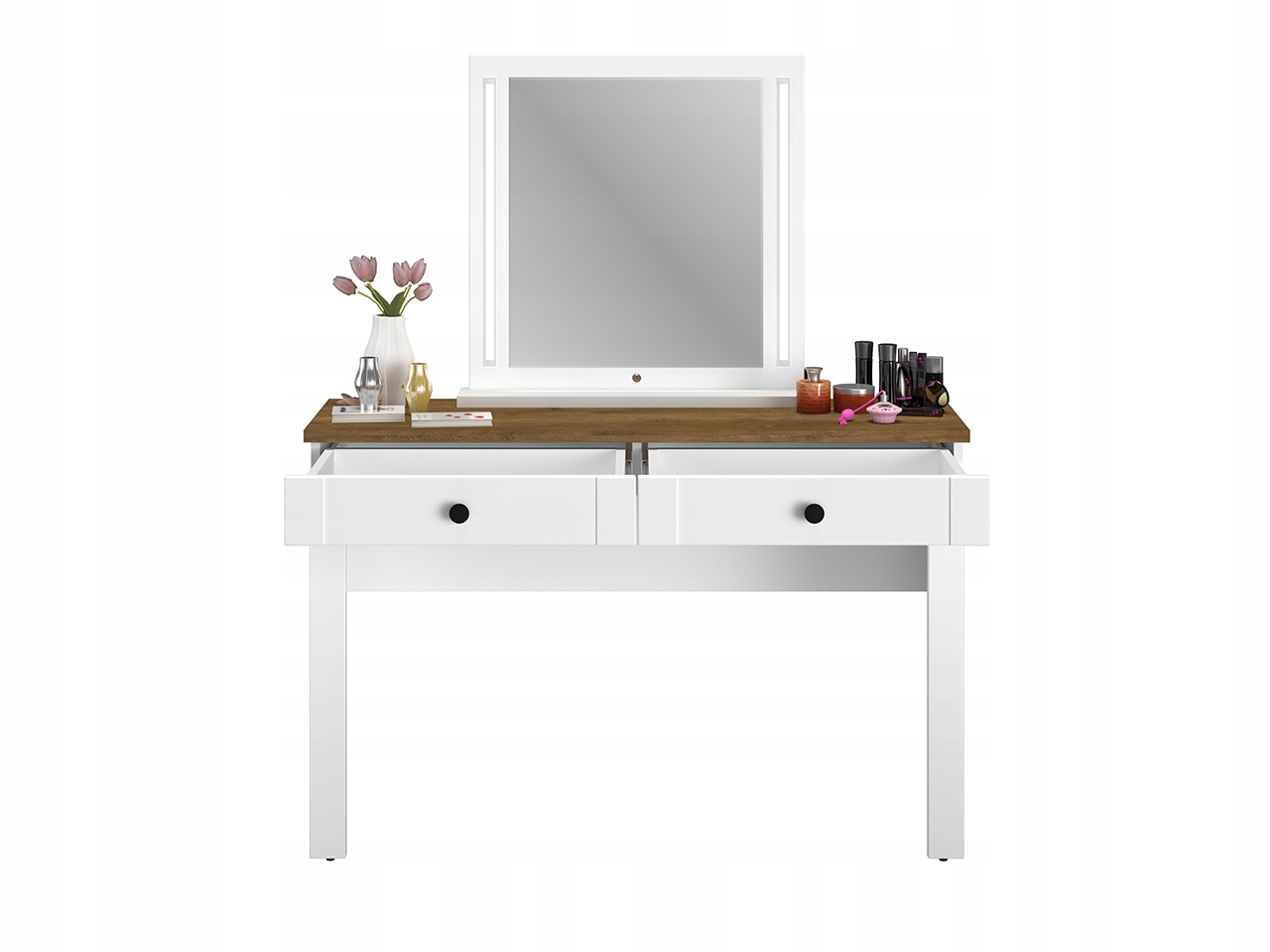 zestaw toaletka lustro oświetlenie Lille 16/02 Marka ML Meble