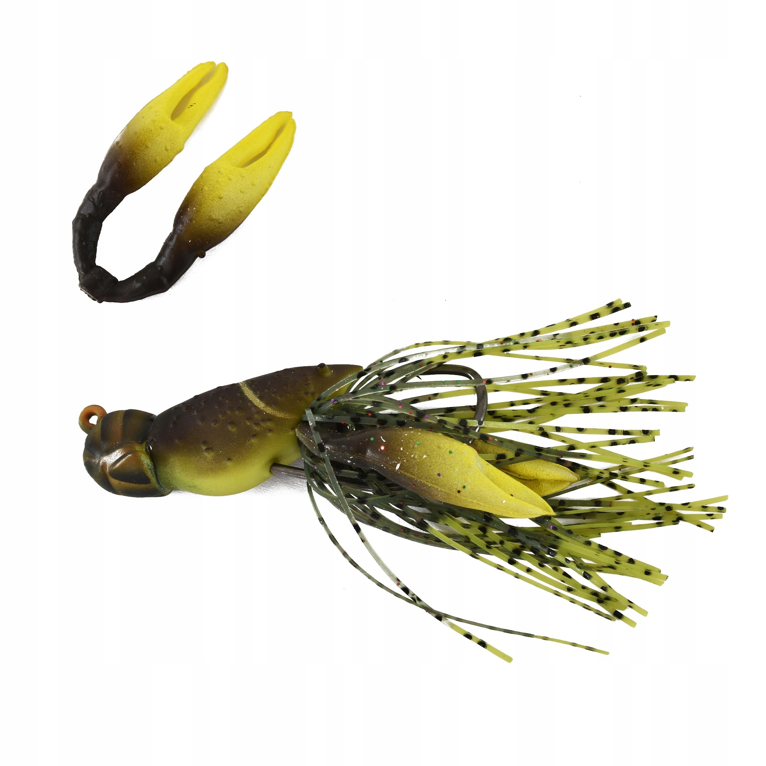 Przynęta rak raczek Live Target Crawfish Jig 4.5cm 14g zielony/chartr. 1szt