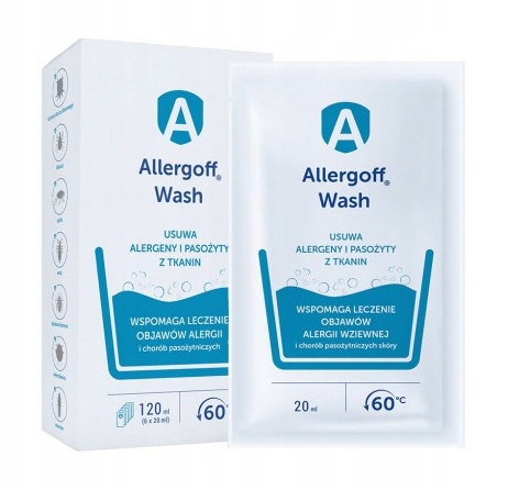 

Allergoff Wash usuwa roztocza kurzu domowego 120ml