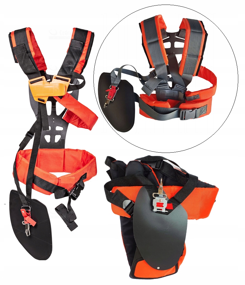 SZELKI DO KOSY SPALINOWEJ PODKASZARKI UPRZĄŻ REGULOWANE WYGODNE WENTYLOW Typ szelka do kosy