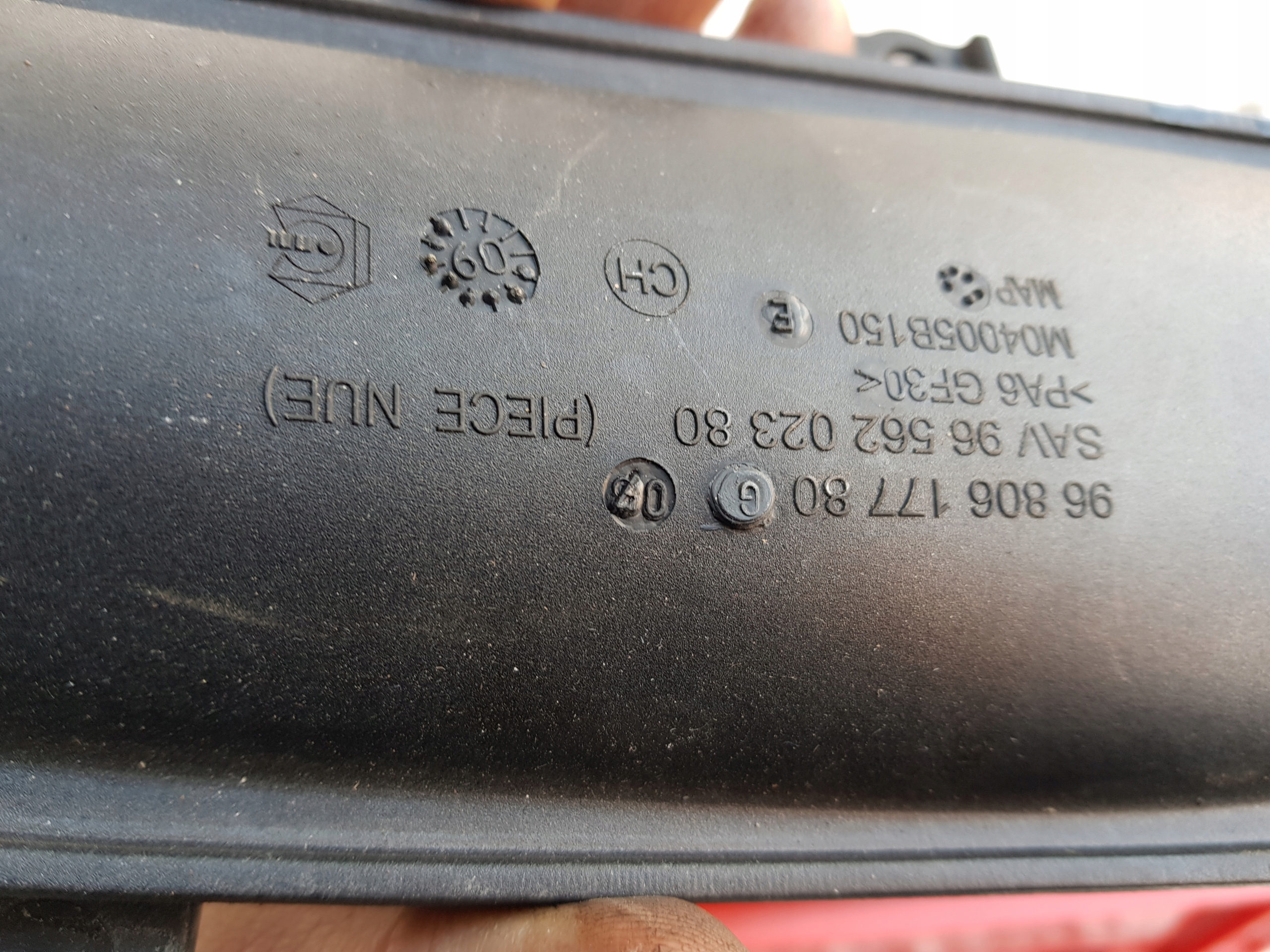 CITROEN C4 1.6 THP wiring air sensor