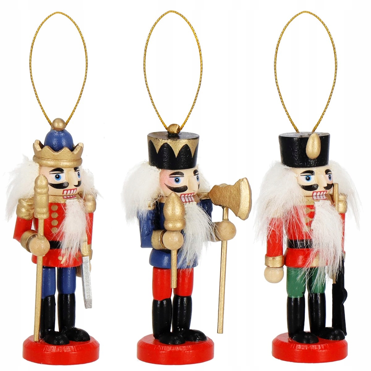 ZAWIESZKA DZIADEK DO ORZECHÓW OZDOBA CHOINKA 3szt Kod producenta CA1109