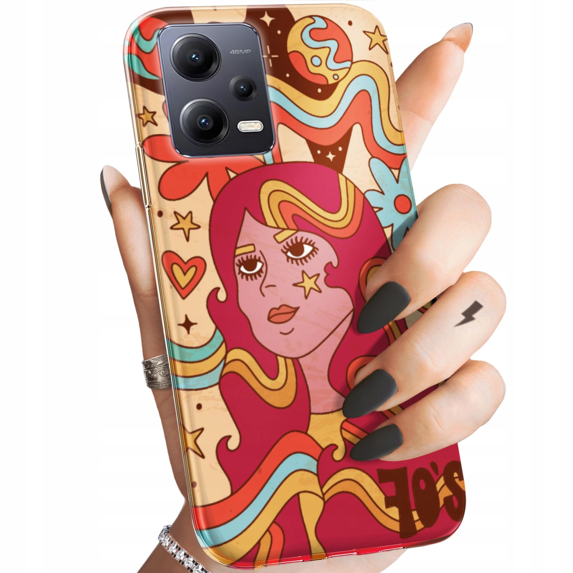 Etui Do Redmi Note 12 5G Poco X5 Hippie Peace Hippisi Obudowa Case