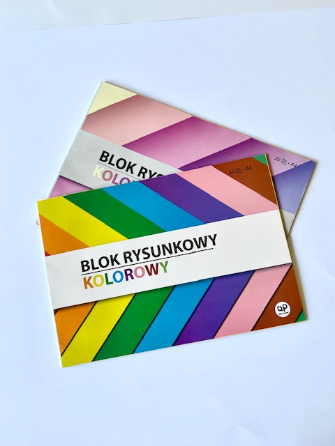 

Blok Rysunkowy kolor A4 80g Arko-Papier
