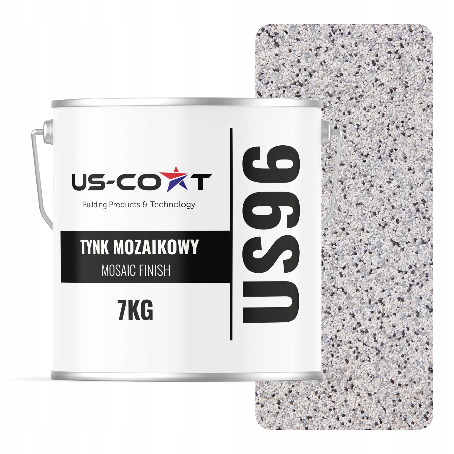 Mozaiková Omítka Mozaika 7 Kg Šedá Světlá M31 Ozdobná Pryskyřičná Fasáda