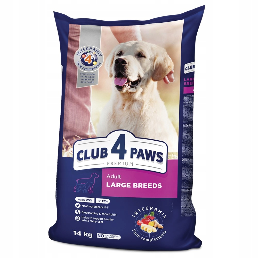 Club 4 Paws Premium sucha karma dla psów dużych ras 14 kg