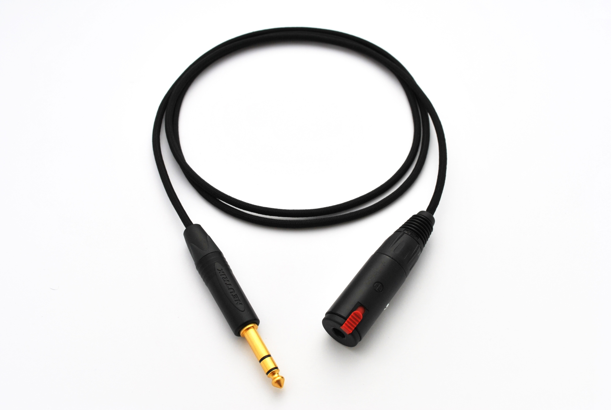 Kabel – Sluchátkový Prodlužovací Kabel 6,3 mm – 6,3 mm Opletení 3,5 m