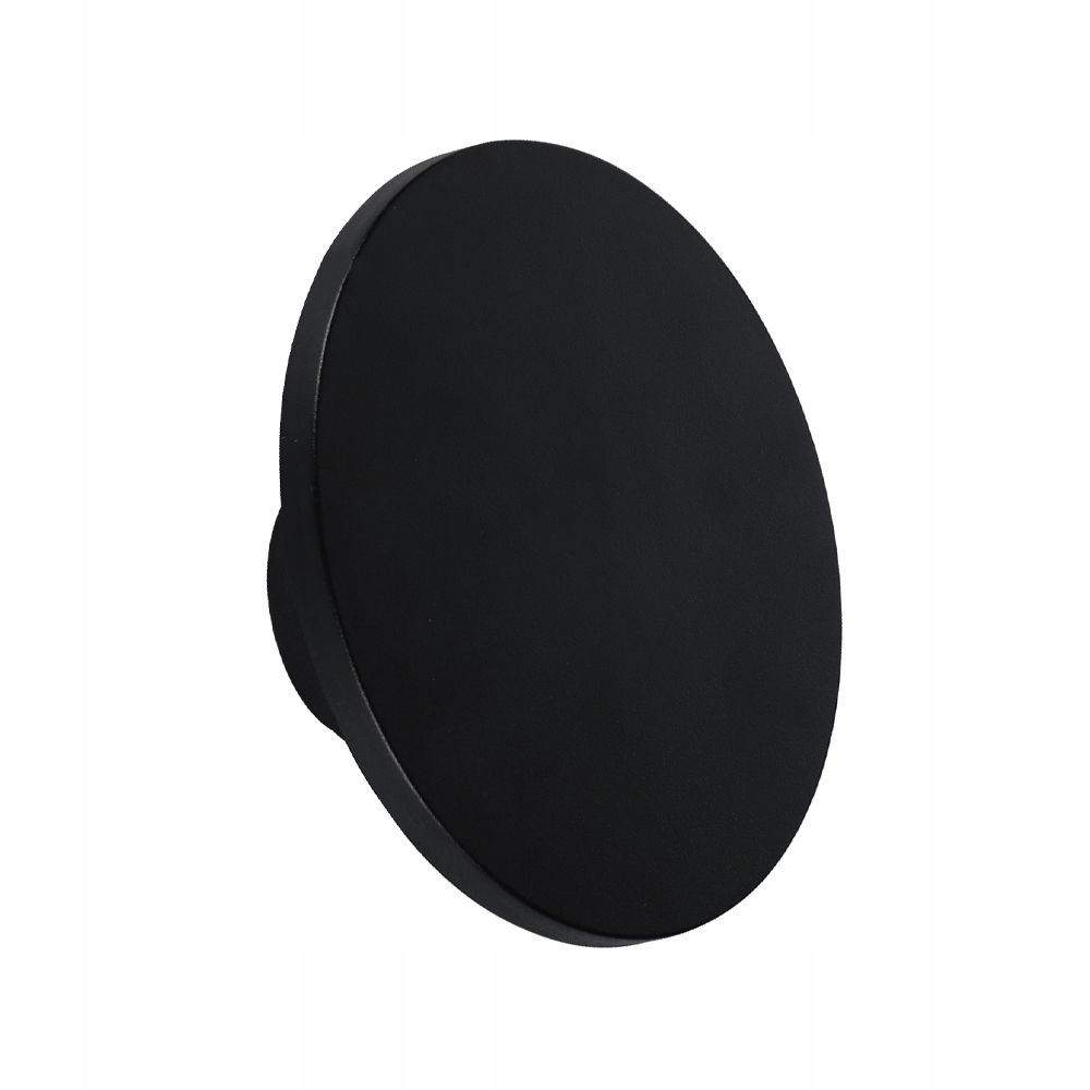 Venkovní zahradní nástěnné Led svítidlo kulatý černé 3000K IP65 V-tac