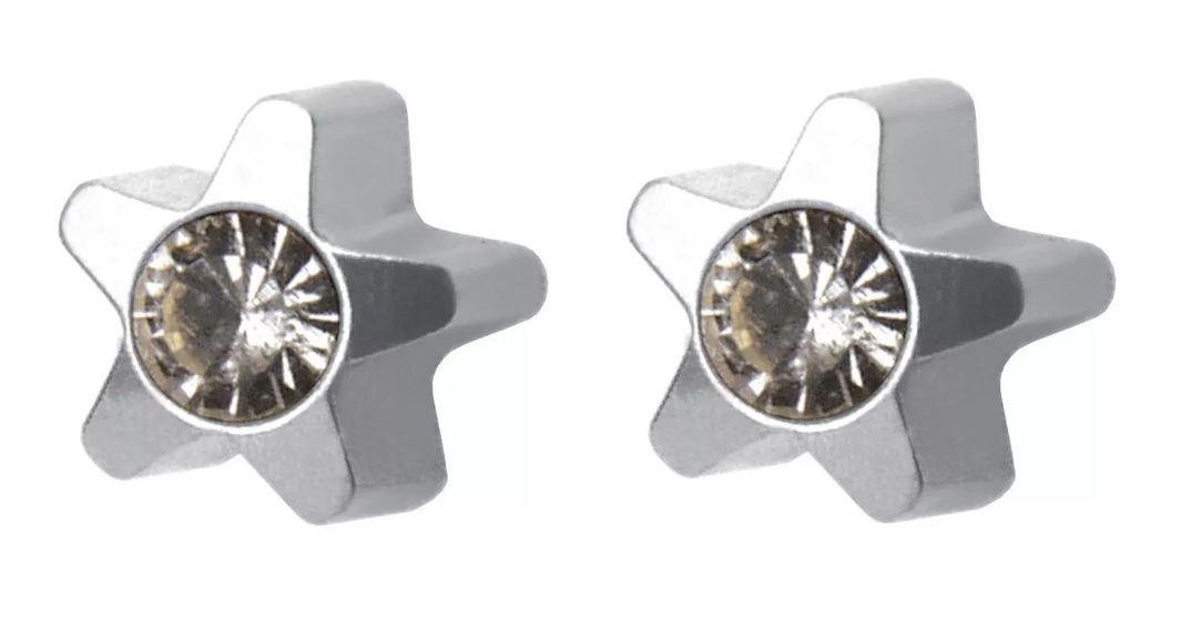 

Studex Gwiazdka z brylantem srebrny kolczyki 1para