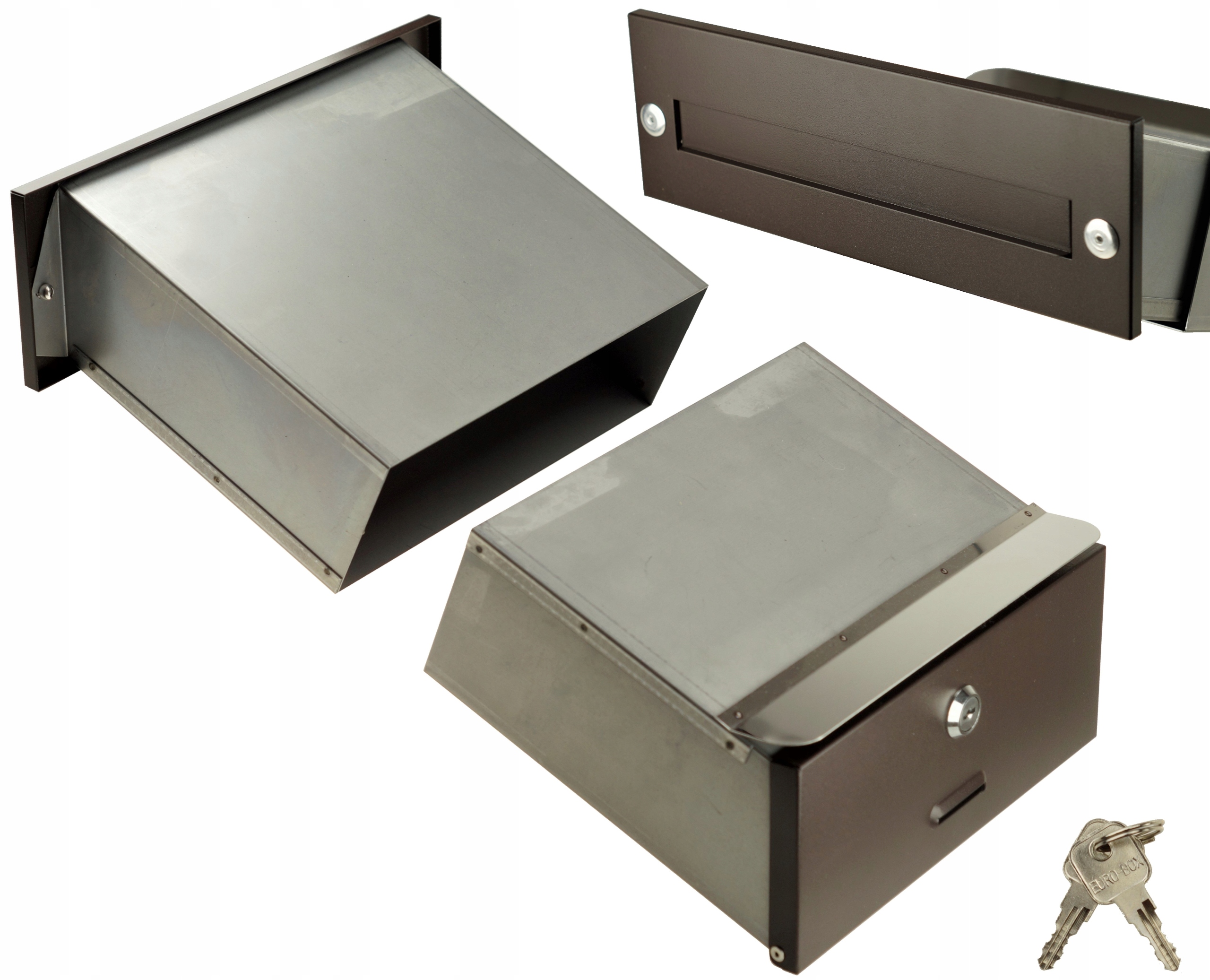 Poštovní Schránka Na Zazdění Průchozí Hnědá