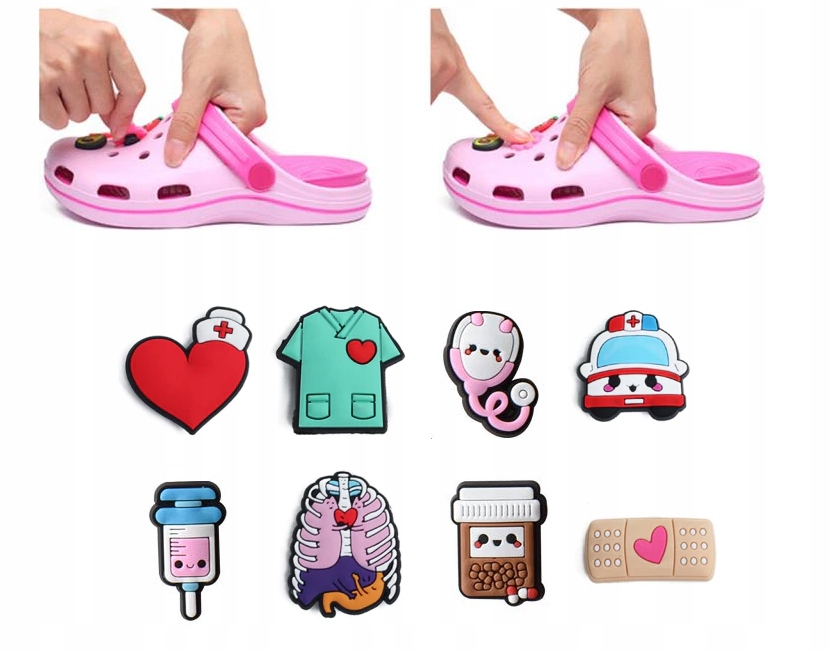 

Przypinki Pin Jibbitz Do Butów Crocs medyczne 8szt