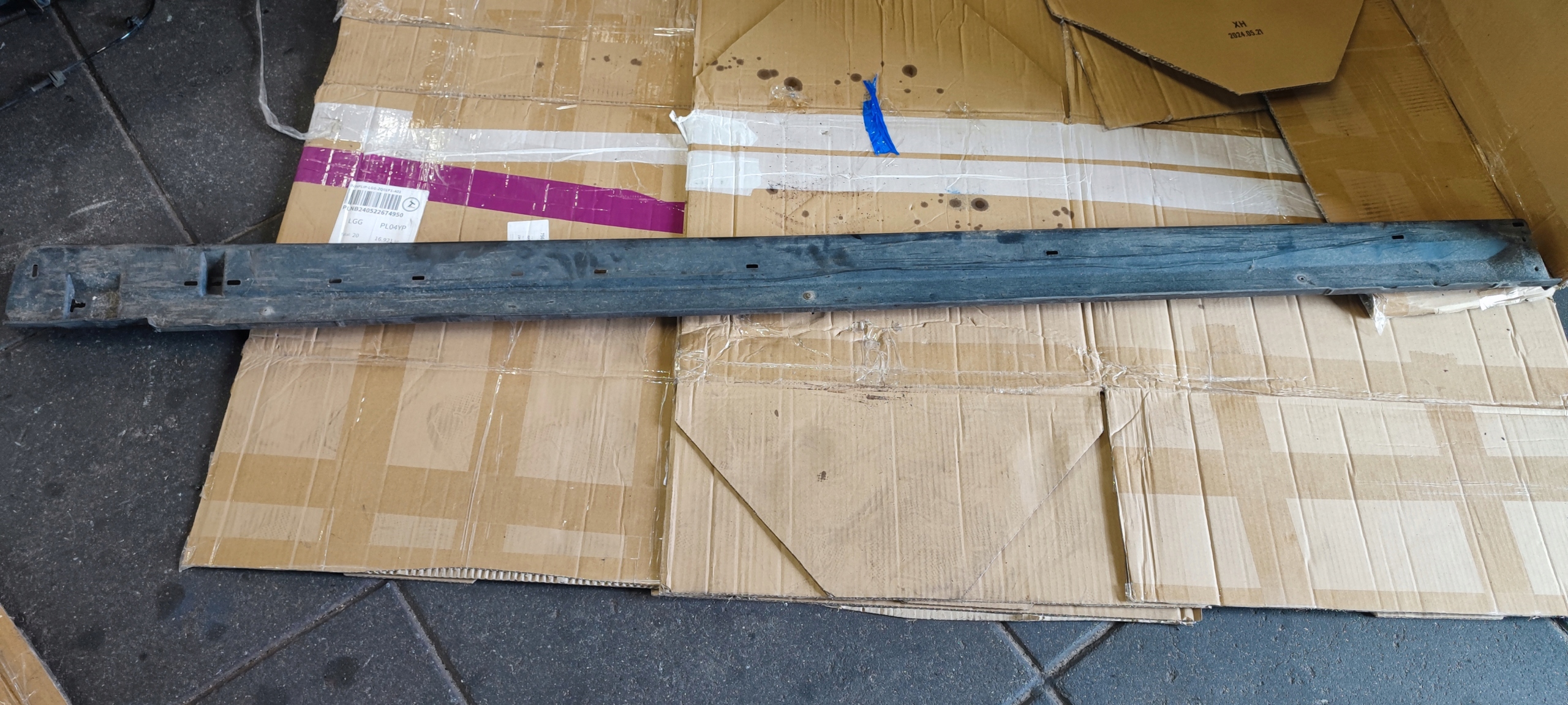 mitsubishi Space Star II РЕСТАЙЛИНГ 15-19 молдинг порога накладка левый 5 Двери