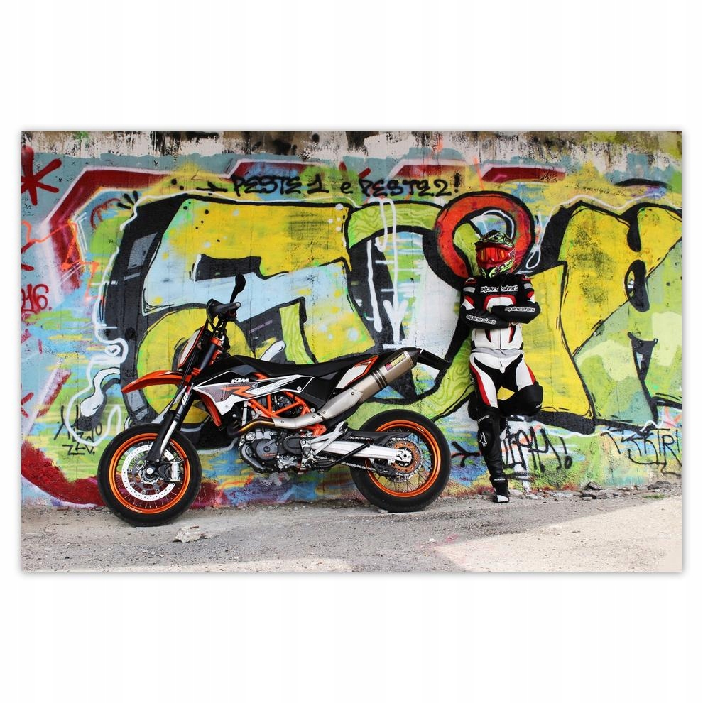 

Plakaty 60x40 Motocykl Grafiti
