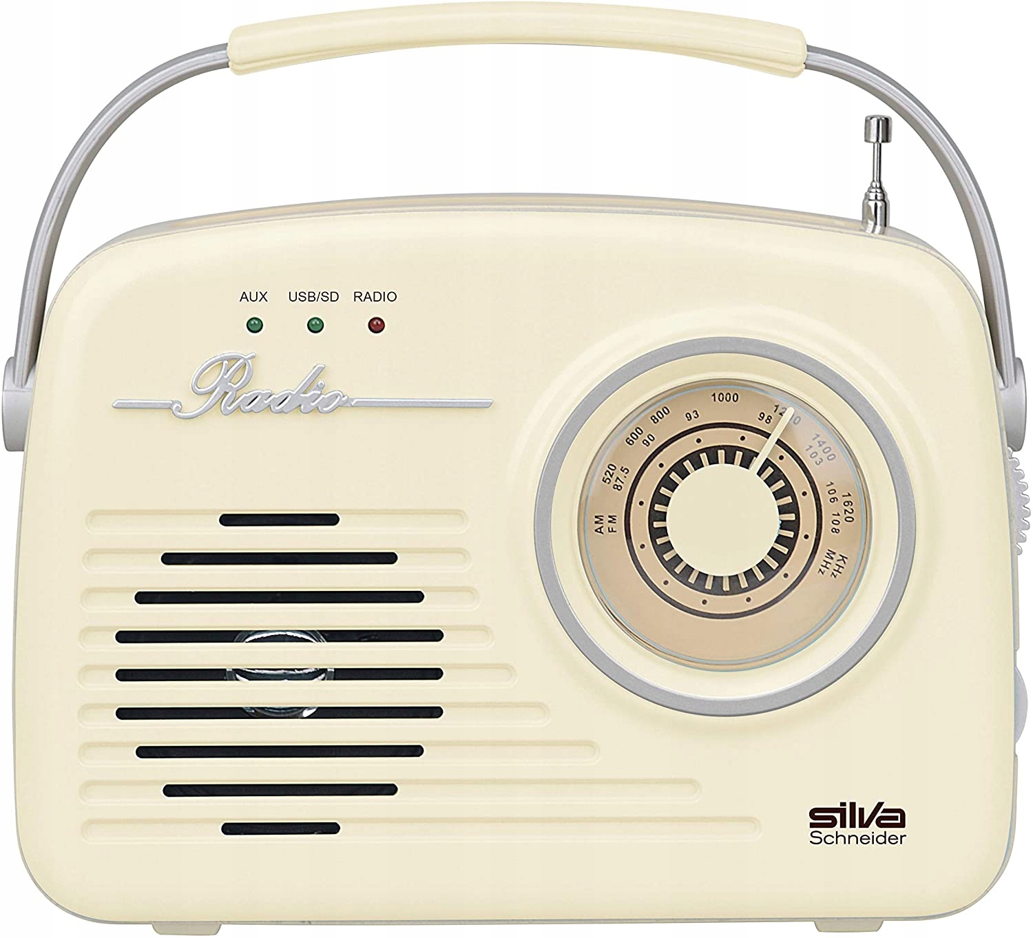 Síťové a bateriové rádio Fm Silva Schneider Mono 1965