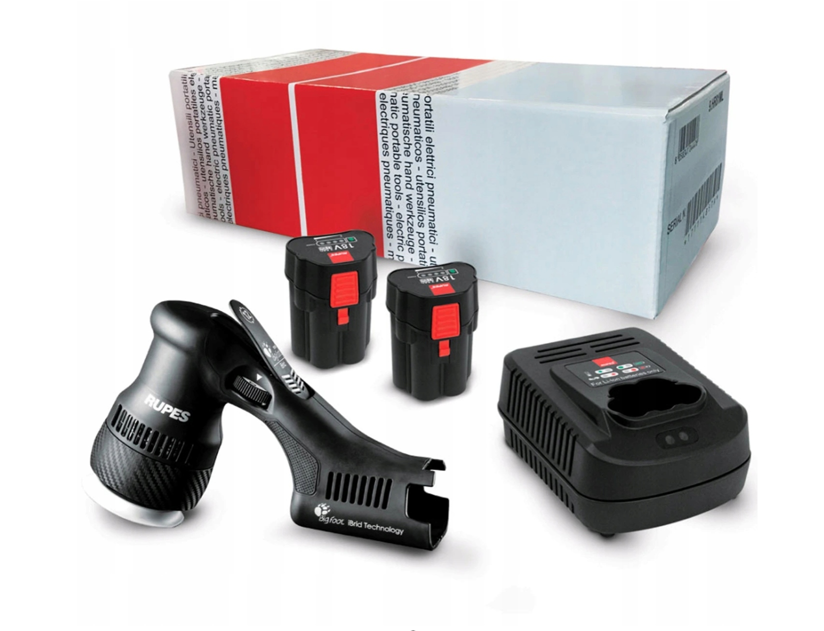 RUPES Big Foot HLR75 iBrid Mini STB Mini Polerka akumulatorowa DA 12mm