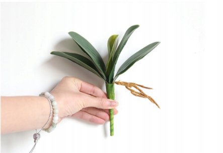 LIŚCIE STORCZYKA ORCHIDEI GUMOWE JAK ŻYWE STORCZYK ORCHIDEA REAL TOUCH 38cm Marka Inspiruj