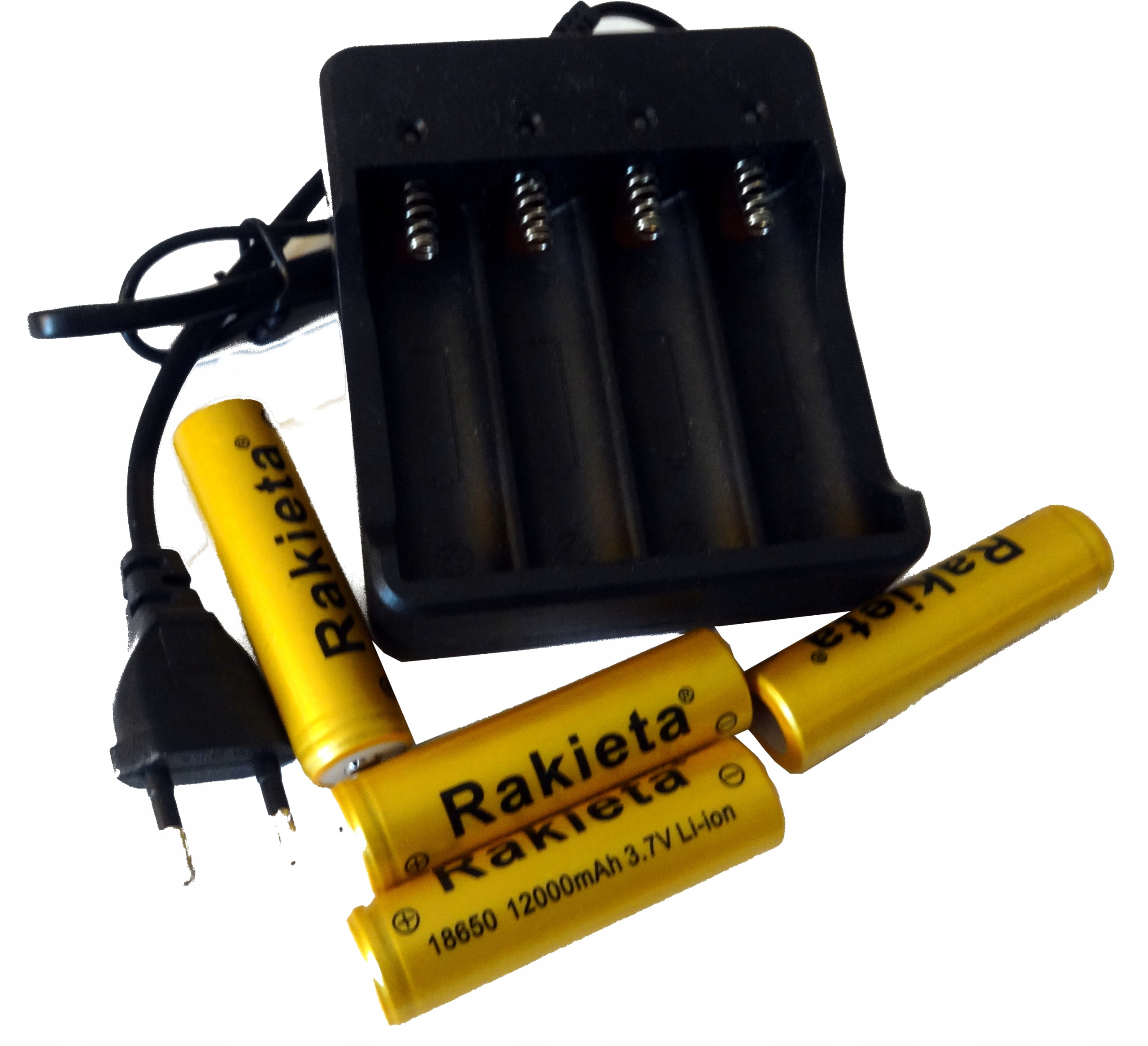 

Ładowarka szybka +4aku li-Jo 12000mAh 18650 3,7V