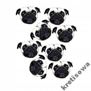 

Damska Kolory Koszulka Mops Mopsy Pug Pugs m8h
